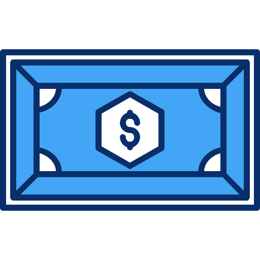 gastos Generic Blue icono