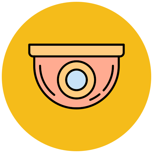 Überwachungskamera Generic Outline Color icon