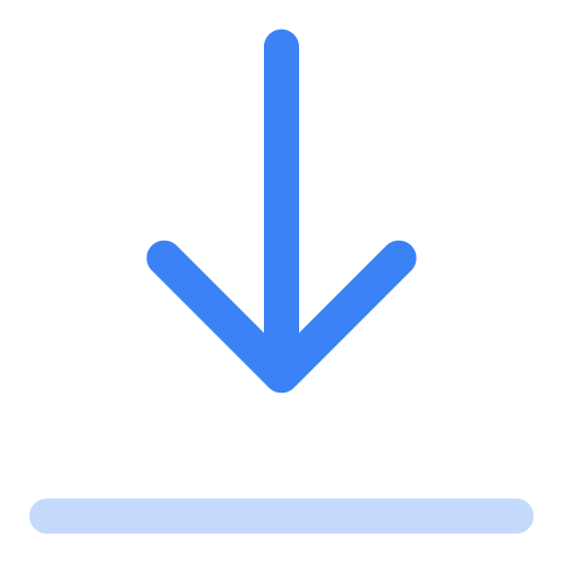 矢印 Generic Blue icon