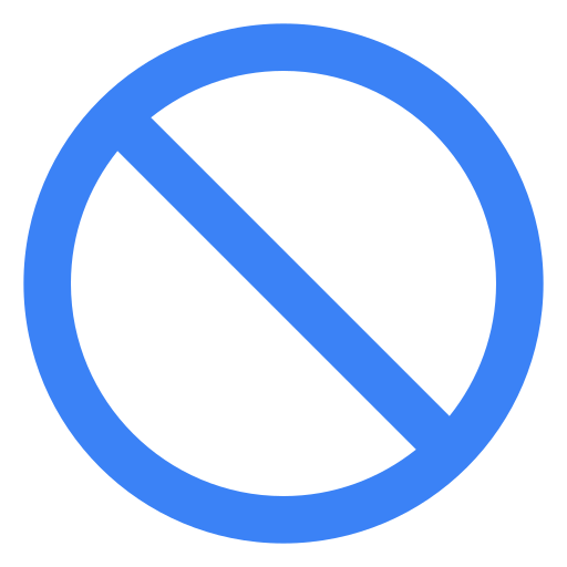 禁止 Generic Blue icon