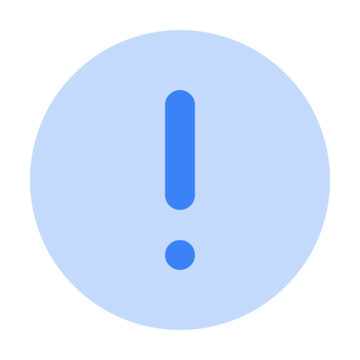 感嘆符 Generic Blue icon