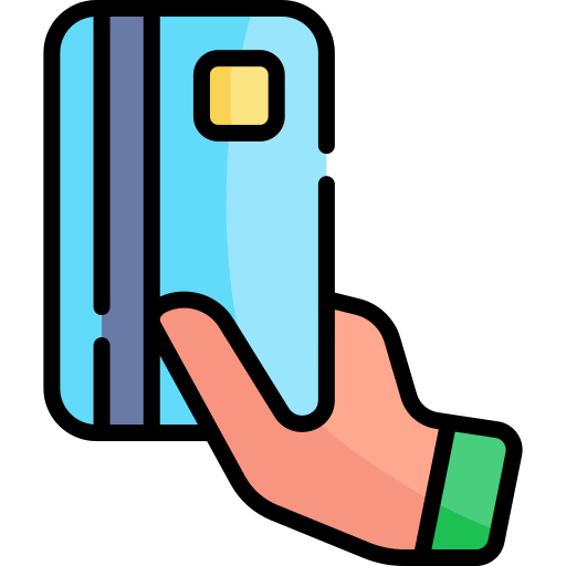 Credit card Kawaii Lineal color icon