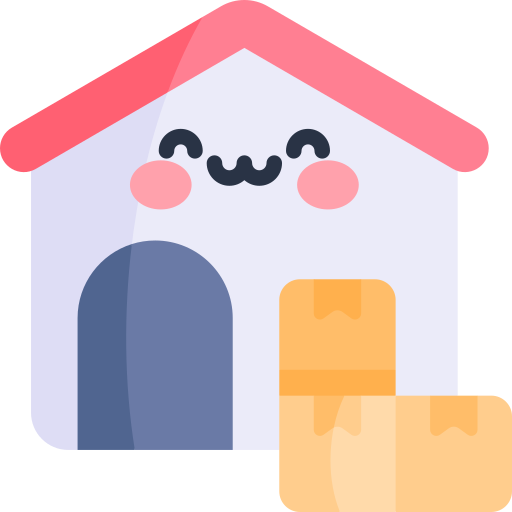 Home delivery Kawaii Flat icon