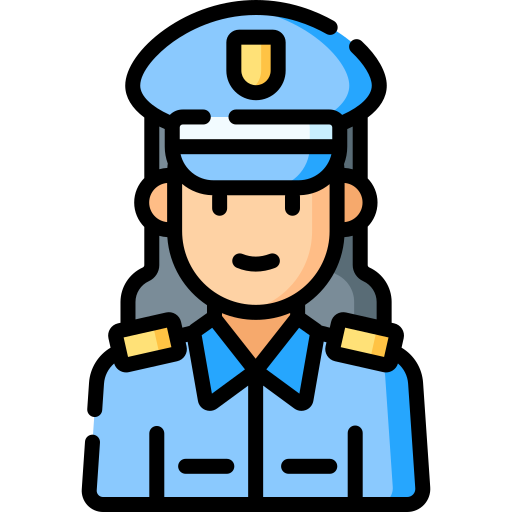 policjantka Special Lineal color ikona