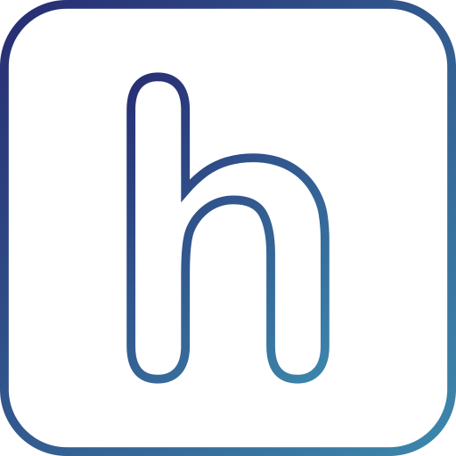 litera h Generic Gradient ikona