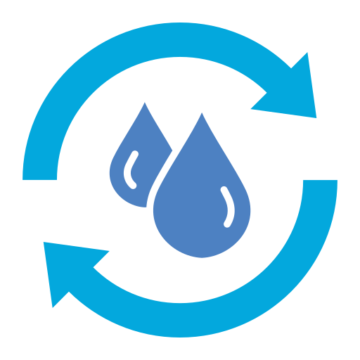 Reuse water Generic Blue icon