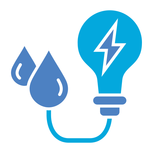 Energía limpia Generic Blue icono