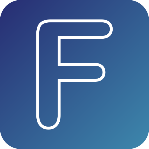 buchstabe f Generic Flat Gradient icon