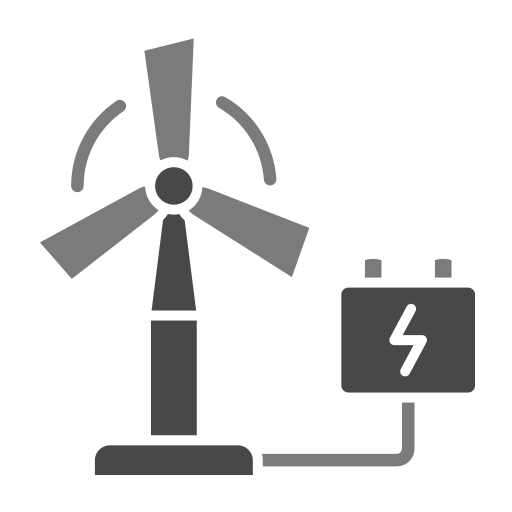 Eolic Energy Generic Grey icon