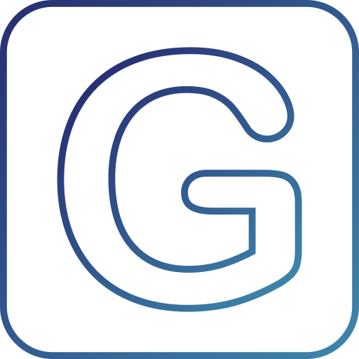 litera g Generic Gradient ikona