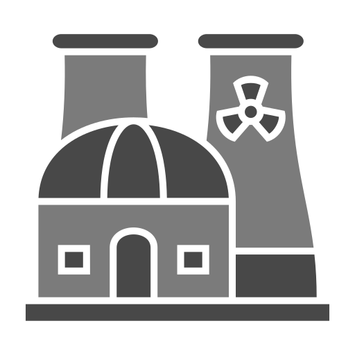 原子力発電所 Generic Grey icon