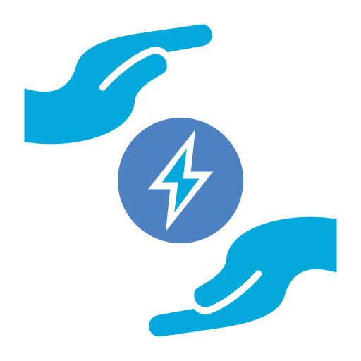 Save energy Generic Blue icon