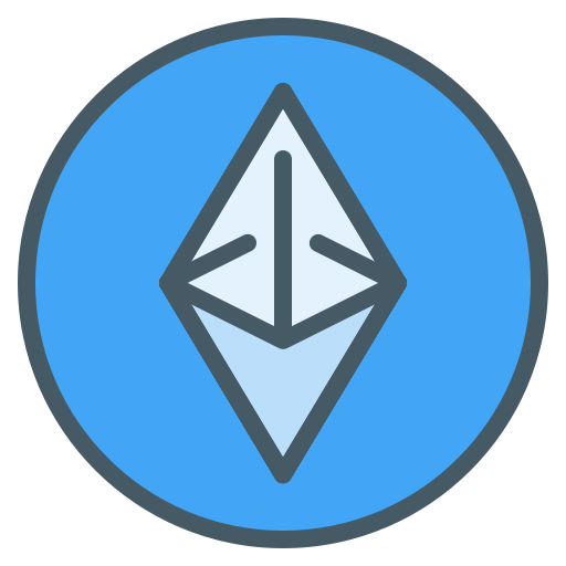 monety ethereum Generic Outline Color ikona