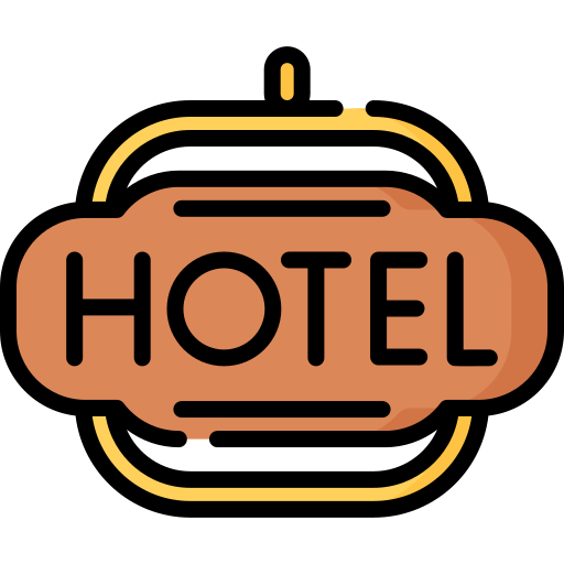 znak hotelu Special Lineal color ikona