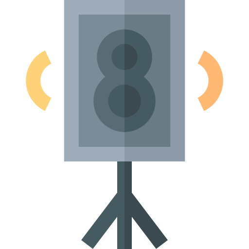 altoparlante Basic Straight Flat icona