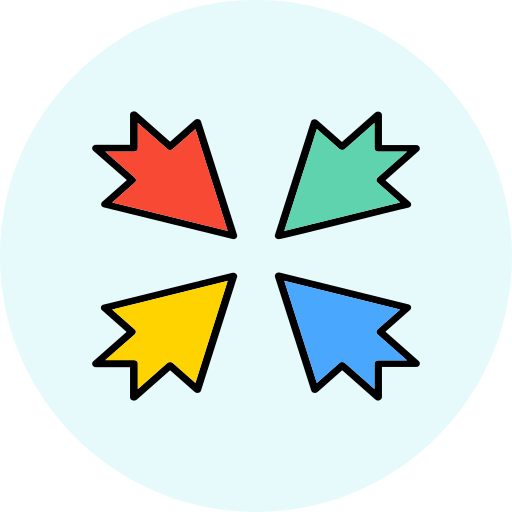 encogerse Generic Outline Color icono