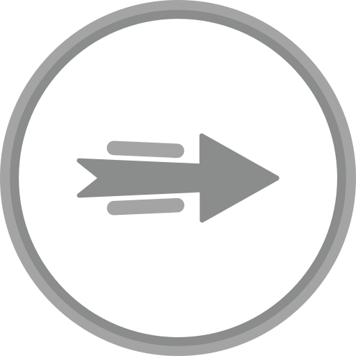 flecha correcta Generic Grey icono
