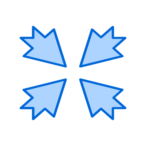 수축 Generic Blue icon