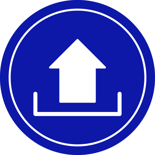 uplaod Generic Blue icono
