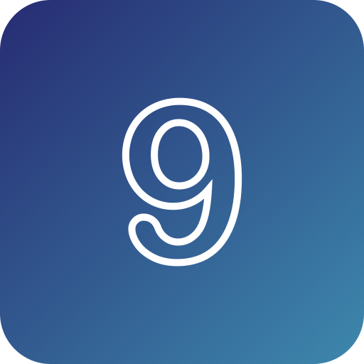 9番 Generic Flat Gradient icon