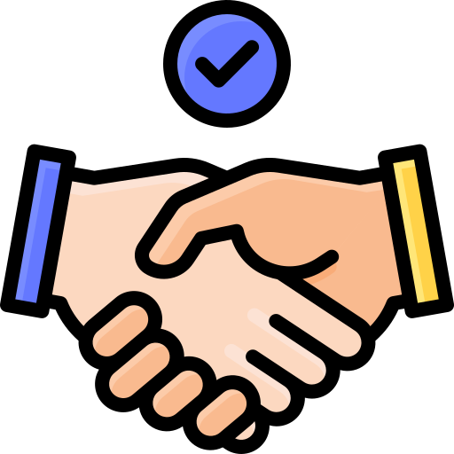 Hand shake Generic Outline Color icon