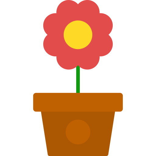 Flower Pot Generic Flat icon