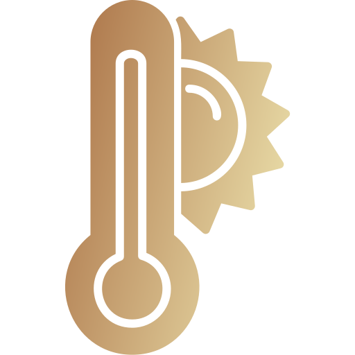 haute température Generic Flat Gradient Icône