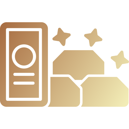 Gold Generic Flat Gradient icon