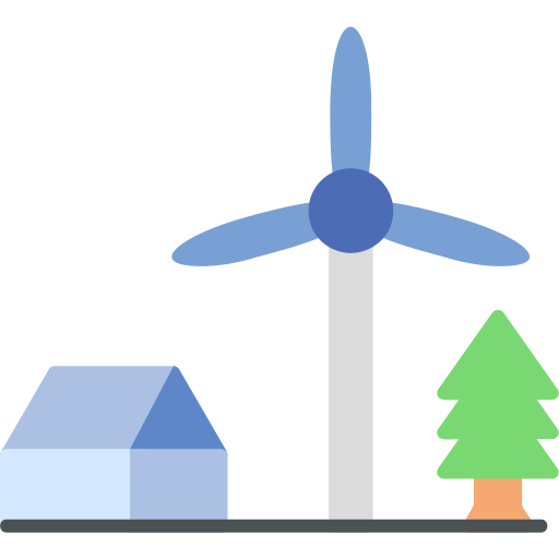 Ветряная мельница Generic Flat иконка