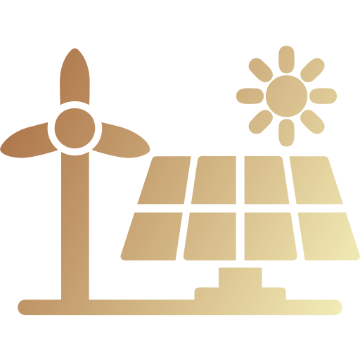 Énergie solaire Generic Flat Gradient Icône