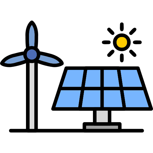 태양 에너지 Generic Outline Color icon