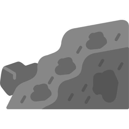 地滑り Generic Grey icon