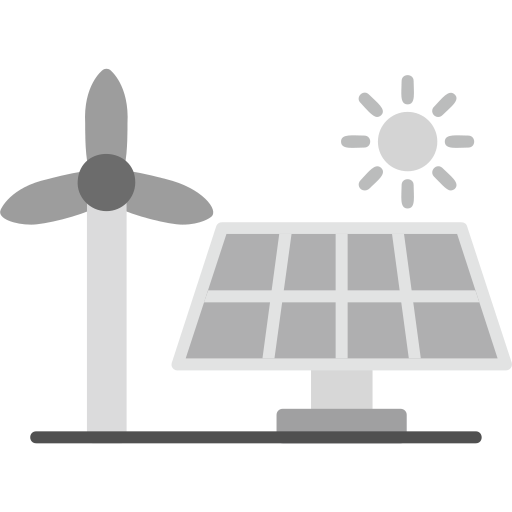 Solar Energy Generic Grey icon