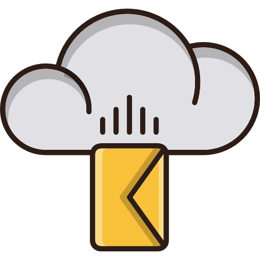 cloud computing Cubydesign Lineal Color  icon