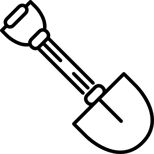シャベル Cubydesign Lineal icon