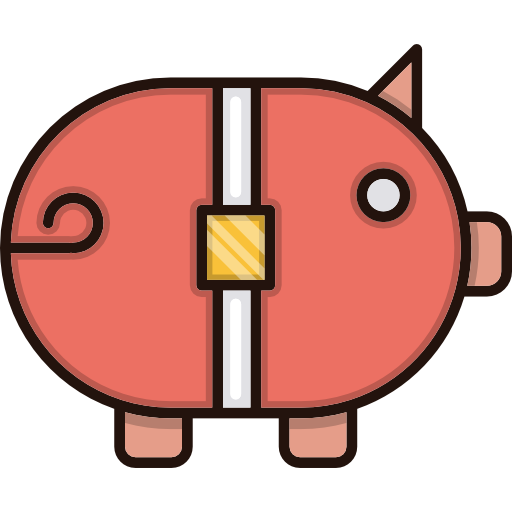 sparschwein Cubydesign Lineal Color  icon