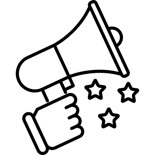 メガホン Cubydesign Lineal icon