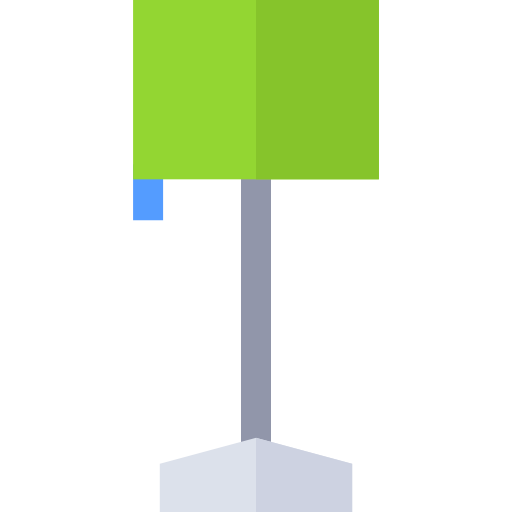 램프 Basic Straight Flat icon