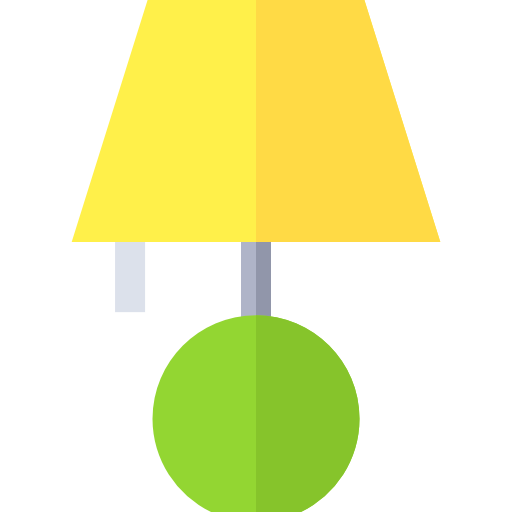 데스크 램프 Basic Straight Flat icon