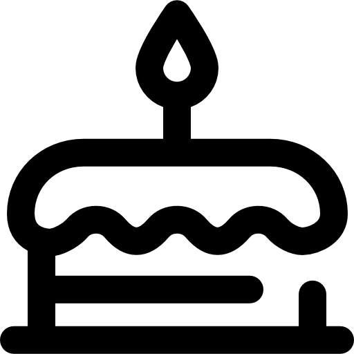 케이크 Super Basic Omission Outline icon