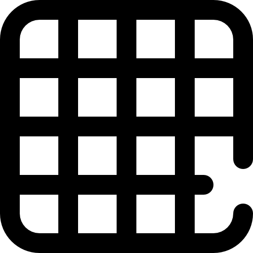 gofre Super Basic Omission Outline icono