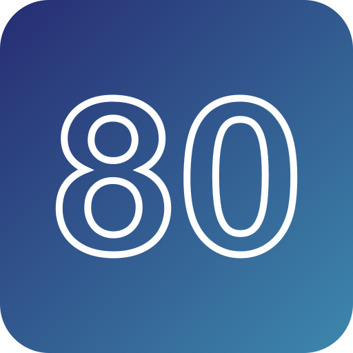 80 Generic Flat Gradient icono