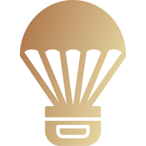 parachute Generic Flat Gradient icon