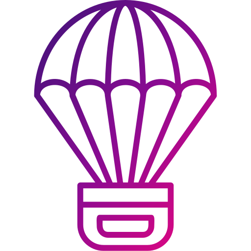 parachute Generic Gradient icon