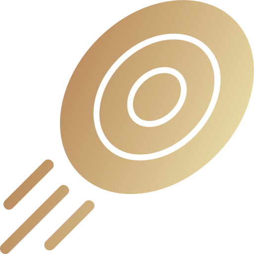frisbee Generic Flat Gradient icono