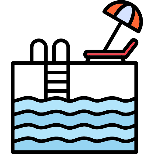 プール Generic Outline Color icon