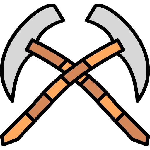 Ice axe Generic Outline Color icon