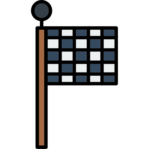Финишный флаг Generic Outline Color иконка