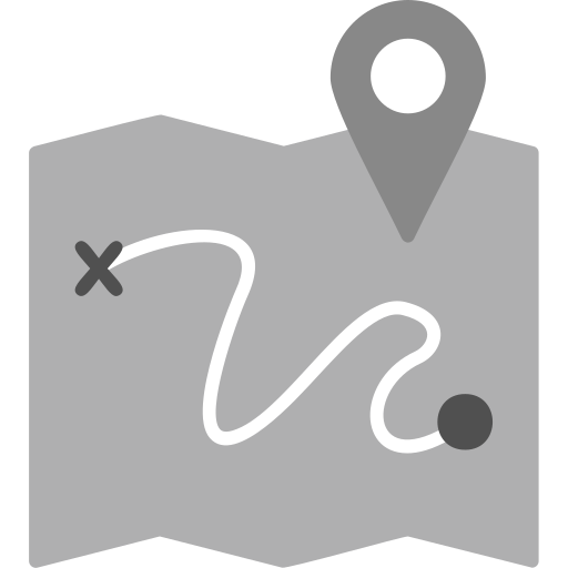 kaart Generic Grey icoon