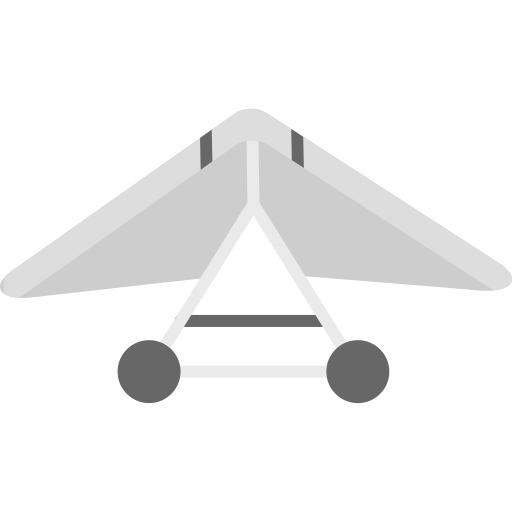ハンググライダー Generic Grey icon